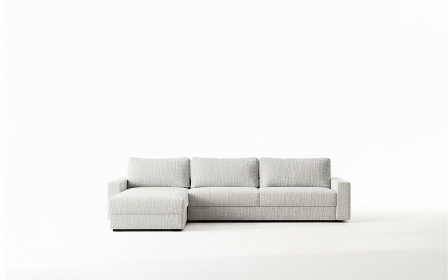Naples L 345 - Modern L-Shaped Sofa
