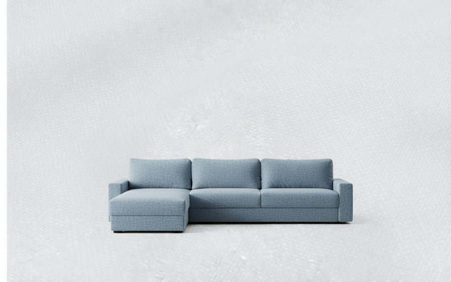 Naples L 285 - Modern L-Shaped Sofa