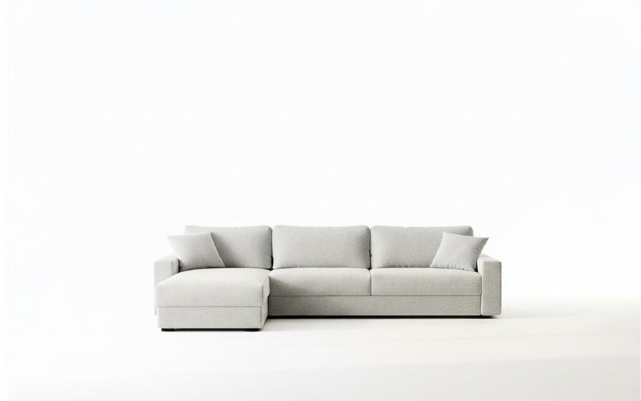 Naples L 285 - Modern L-Shaped Sofa