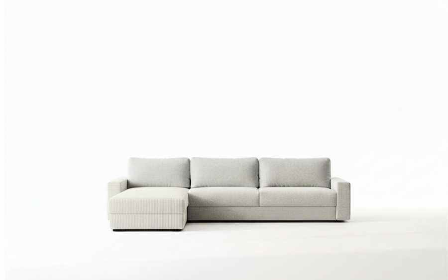 Naples L 285 - Modern L-Shaped Sofa