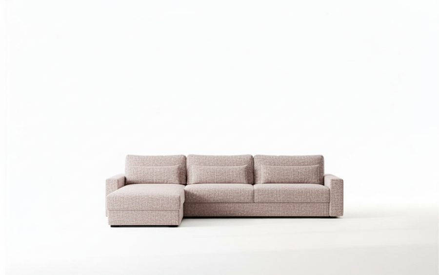 Naples L 345 - Modern L-Shaped Sofa
