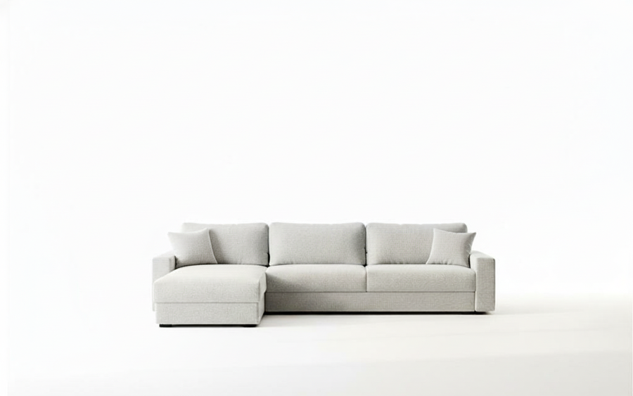 Naples L 345 - Modern L-Shaped Sofa