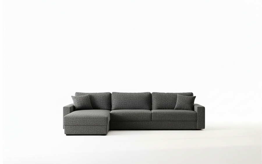 Naples L 345 - Modern L-Shaped Sofa