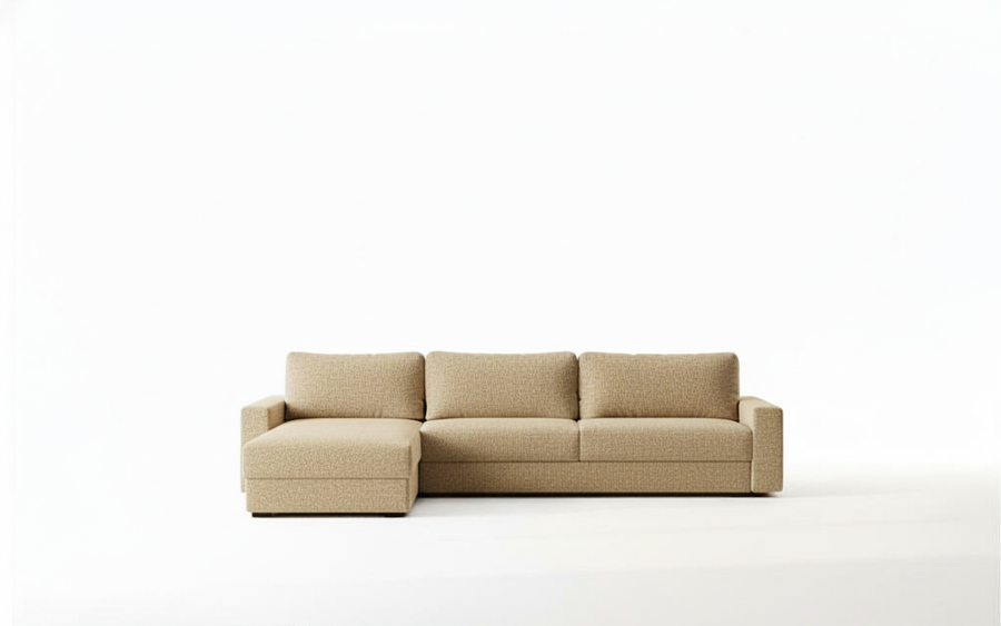 Naples L 345 - Modern L-Shaped Sofa