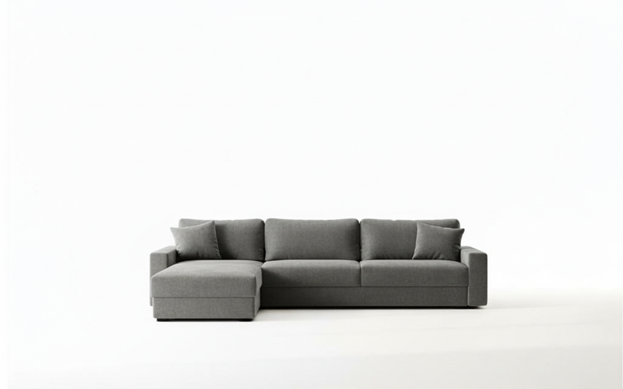Naples L 285 - Modern L-Shaped Sofa