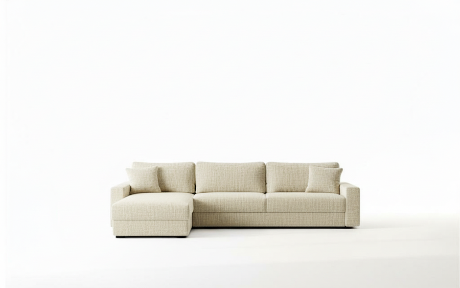 Naples L 285 - Modern L-Shaped Sofa