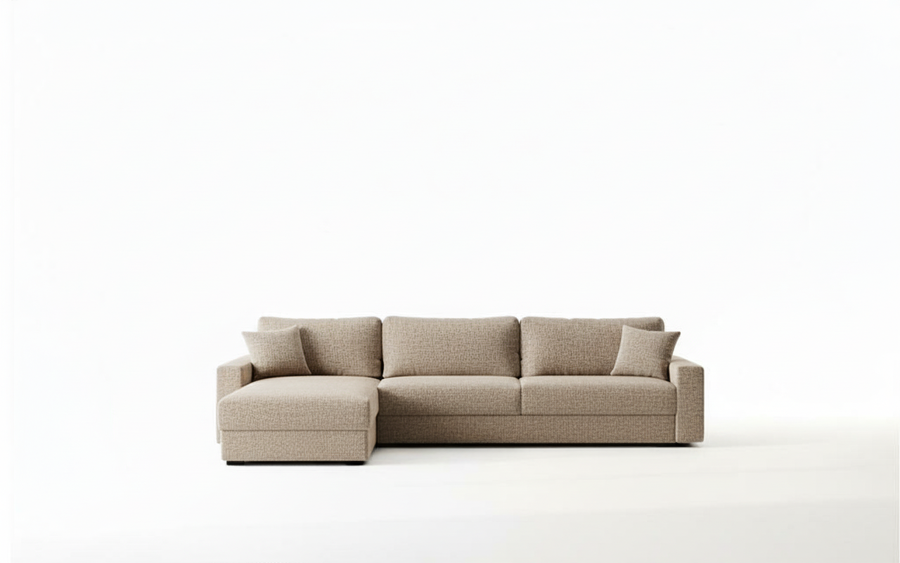 Naples L 285 - Modern L-Shaped Sofa