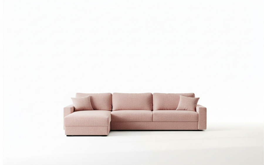 Naples L 345 - Modern L-Shaped Sofa