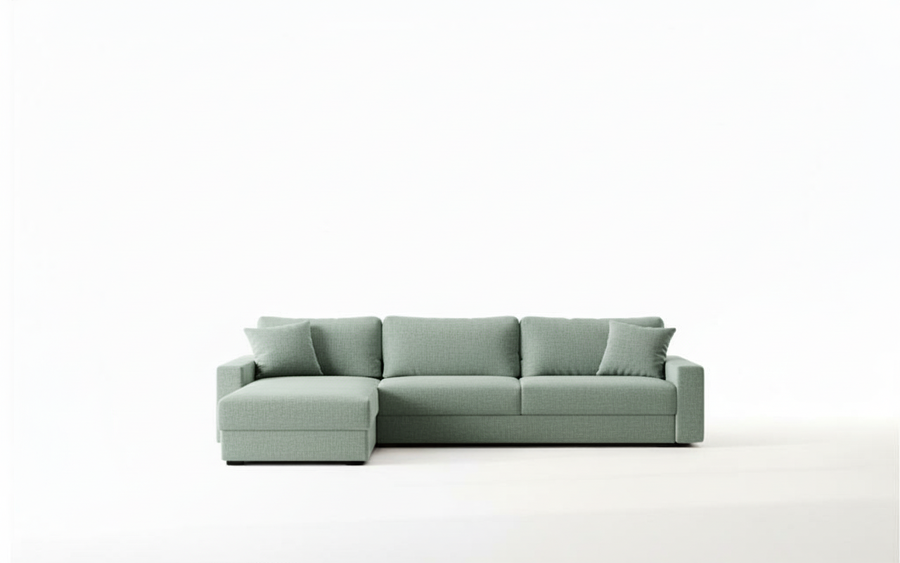 Naples L 285 - Modern L-Shaped Sofa