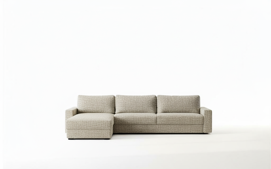 Naples L 285 - Modern L-Shaped Sofa