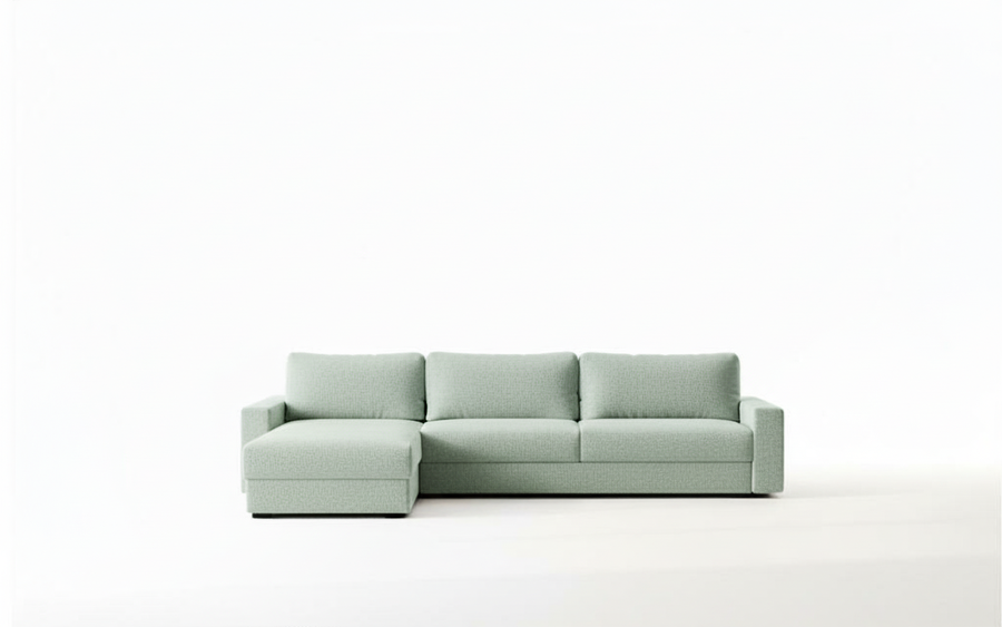 Naples L 285 - Modern L-Shaped Sofa