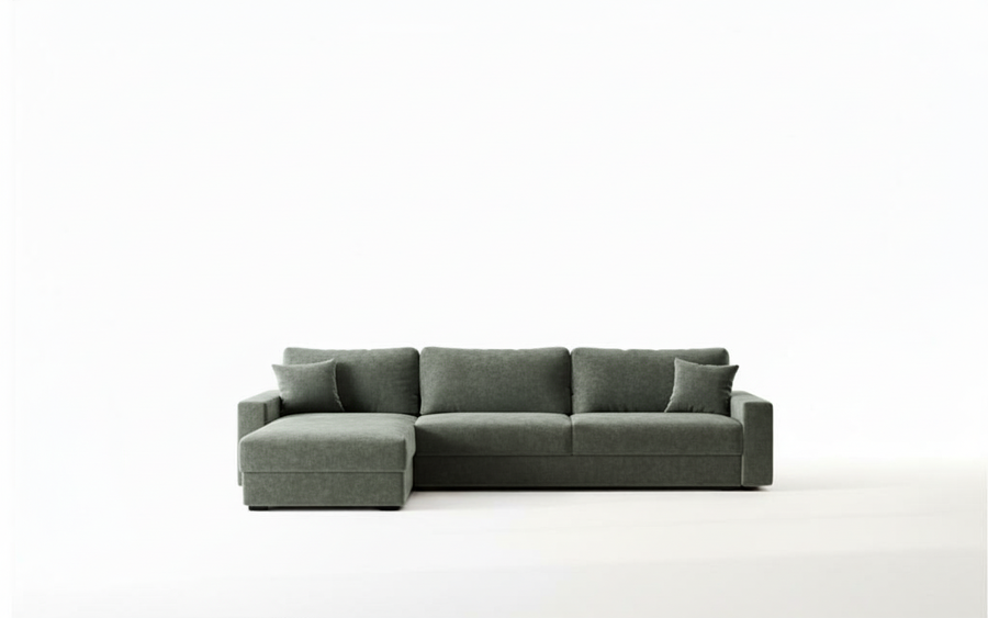 Naples L 285 - Modern L-Shaped Sofa