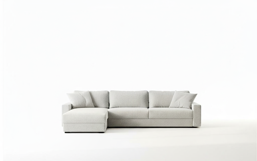 Naples L 345 - Modern L-Shaped Sofa