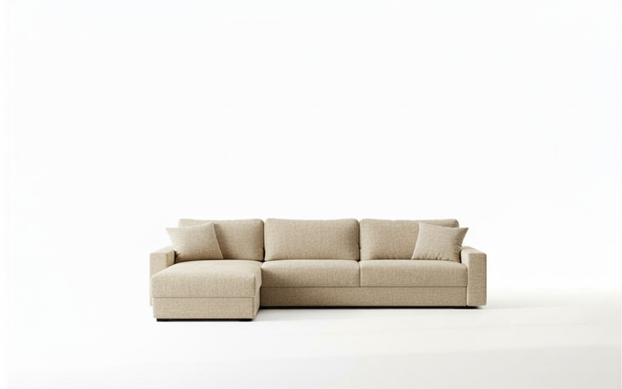 Naples L 345 - Modern L-Shaped Sofa