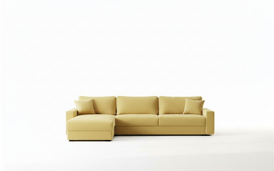 Naples L 345 - Modern L-Shaped Sofa