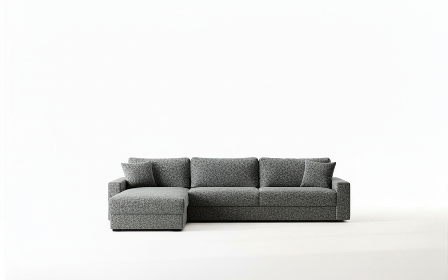 Naples L 345 - Modern L-Shaped Sofa