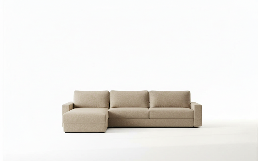 Naples L 345 - Modern L-Shaped Sofa