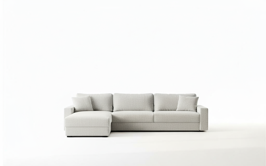 Naples L 345 - Modern L-Shaped Sofa