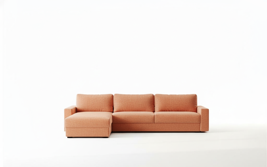 Naples L 345 - Modern L-Shaped Sofa