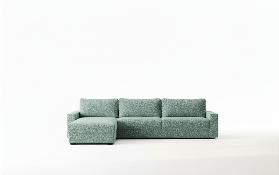 Naples L 285 - Modern L-Shaped Sofa
