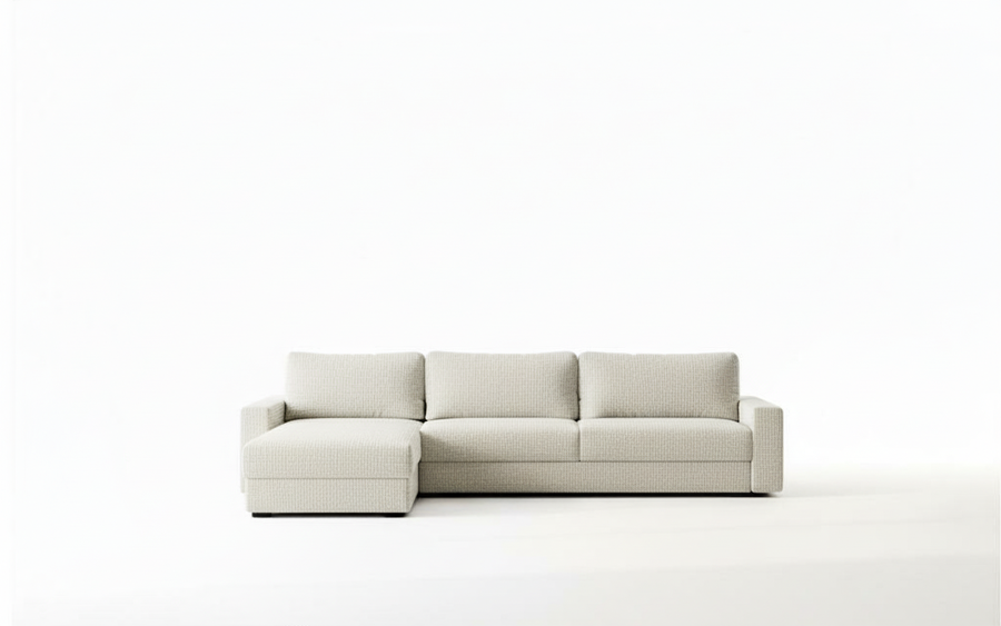 Naples L 345 - Modern L-Shaped Sofa