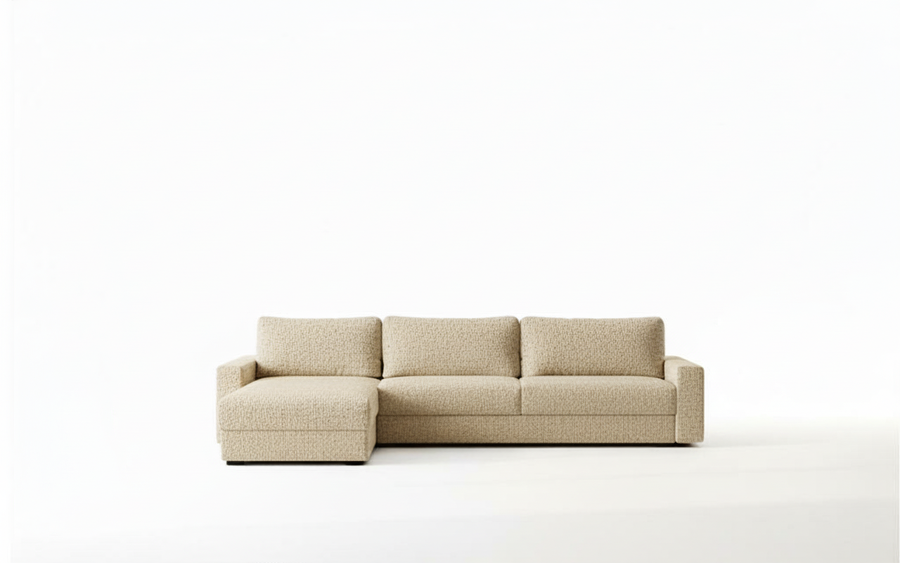 Naples L 345 - Modern L-Shaped Sofa