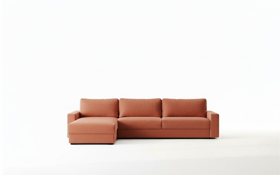 Naples L 345 - Modern L-Shaped Sofa
