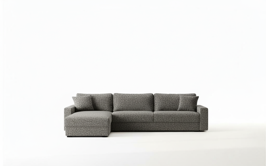 Naples L 285 - Modern L-Shaped Sofa