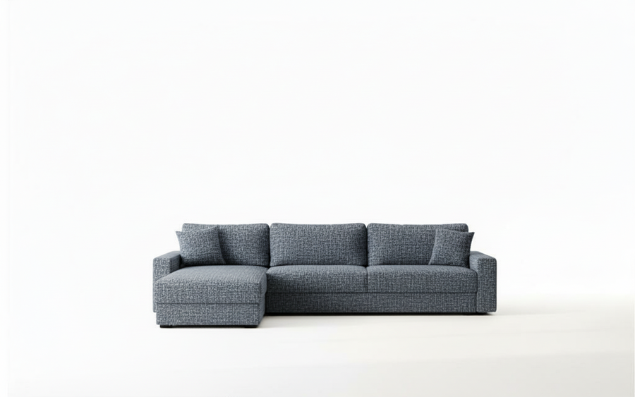 Naples L 285 - Modern L-Shaped Sofa