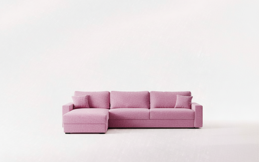 Naples L 345 - Modern L-Shaped Sofa