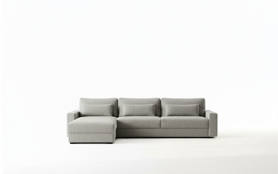 Naples L 345 - Modern L-Shaped Sofa