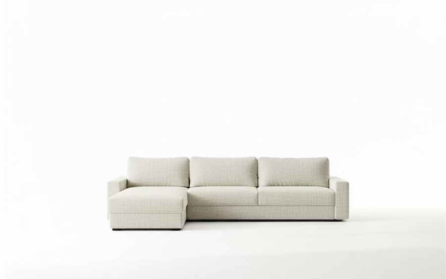 Naples L 285 - Modern L-Shaped Sofa