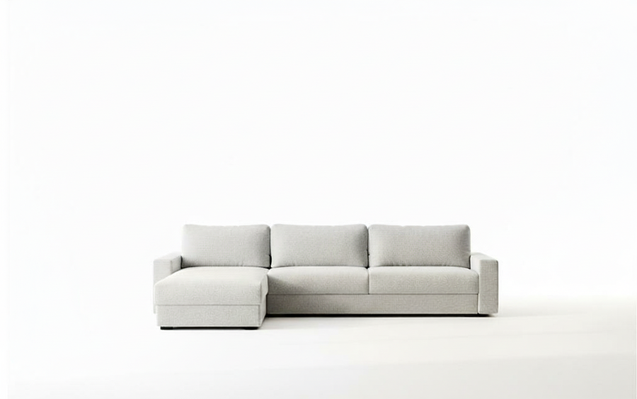 Naples L 345 - Modern L-Shaped Sofa