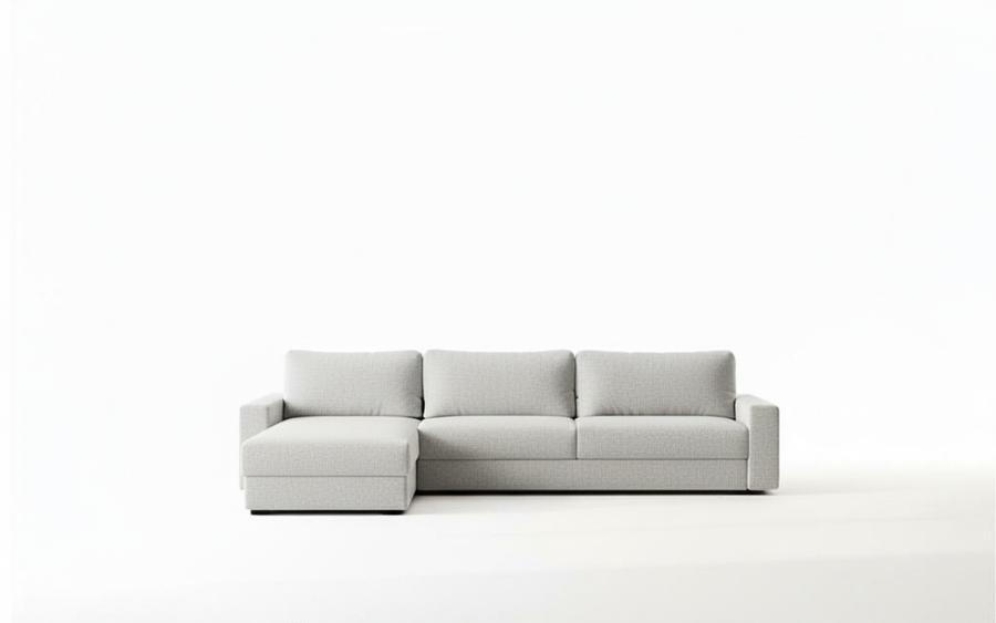 Naples L 345 - Modern L-Shaped Sofa