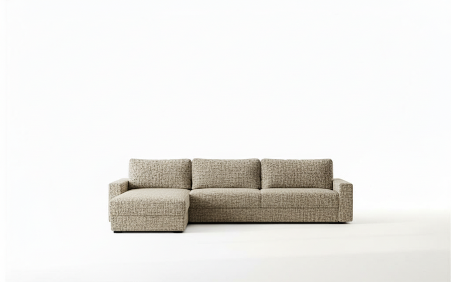 Naples L 345 - Modern L-Shaped Sofa