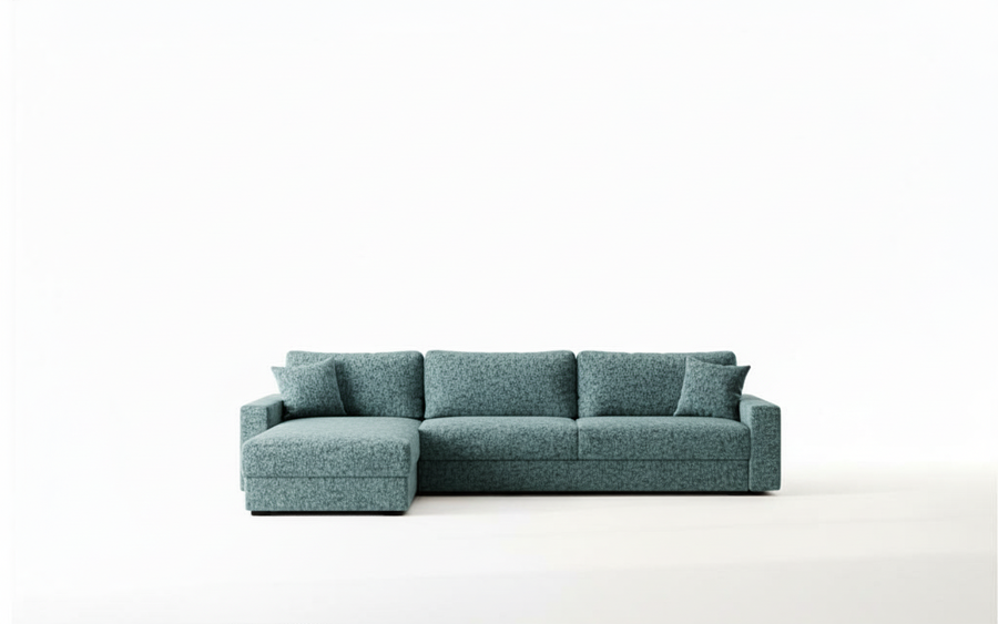 Naples L 345 - Modern L-Shaped Sofa