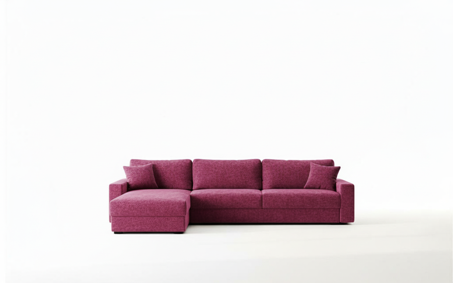 Naples L 285 - Modern L-Shaped Sofa
