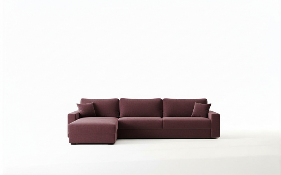 Naples L 285 - Modern L-Shaped Sofa