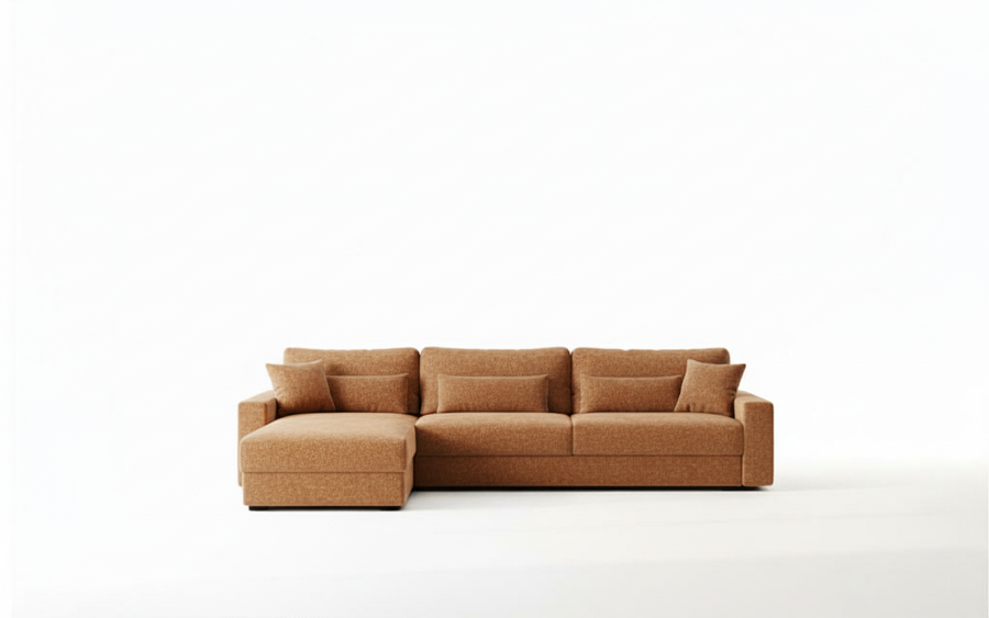 Naples L 285 - Modern L-Shaped Sofa