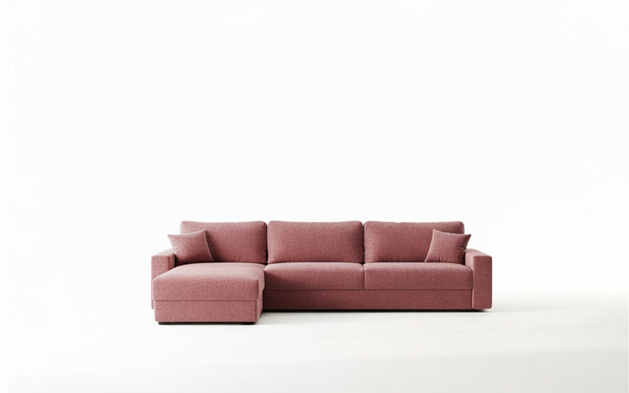 Naples L 345 - Modern L-Shaped Sofa