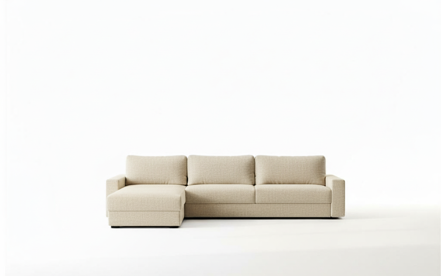 Naples L 345 - Modern L-Shaped Sofa