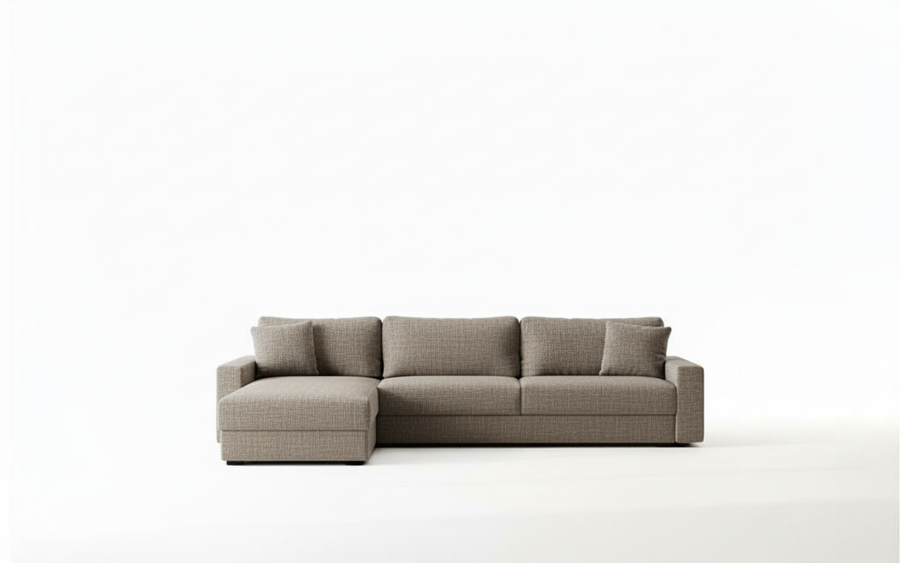 Naples L 285 - Modern L-Shaped Sofa