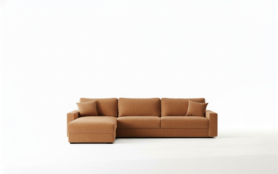 Naples L 285 - Modern L-Shaped Sofa
