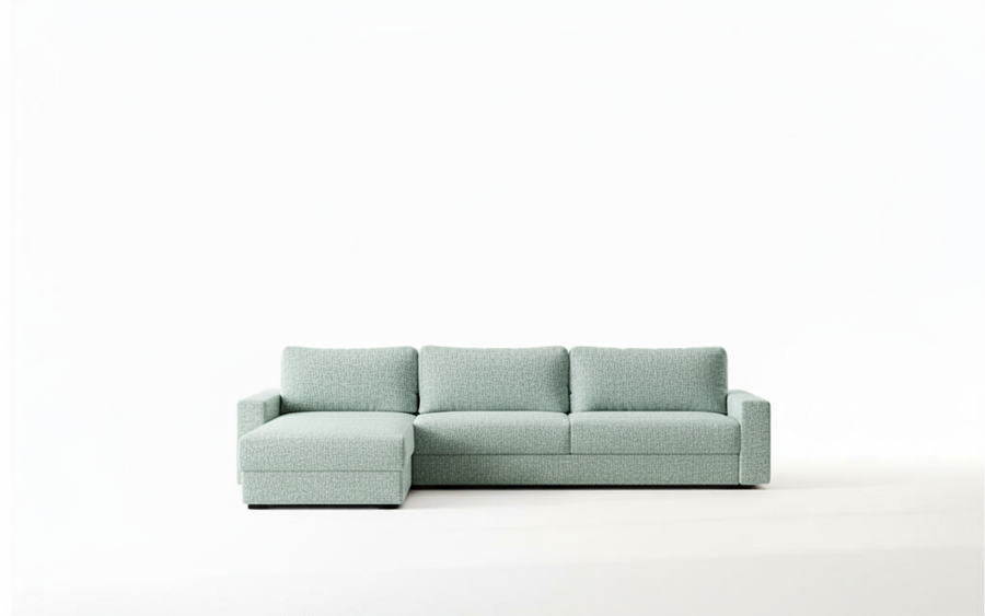 Naples L 345 - Modern L-Shaped Sofa