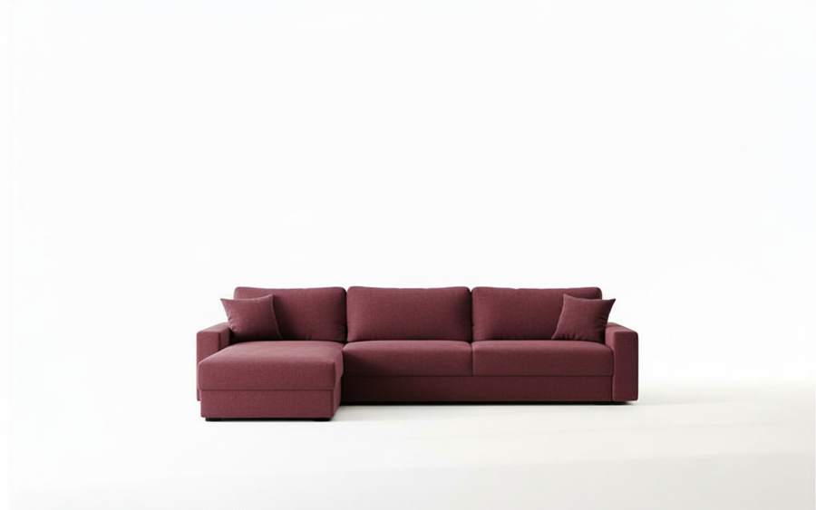 Naples L 345 - Modern L-Shaped Sofa