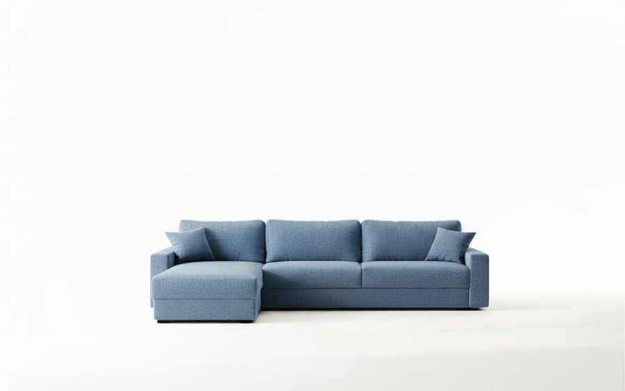 Naples L 345 - Modern L-Shaped Sofa