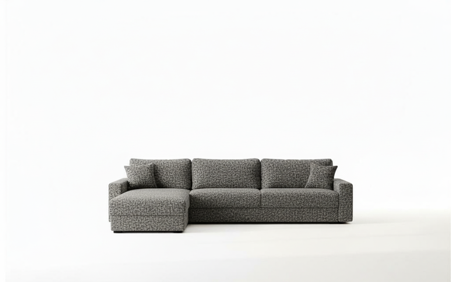 Naples L 285 - Modern L-Shaped Sofa