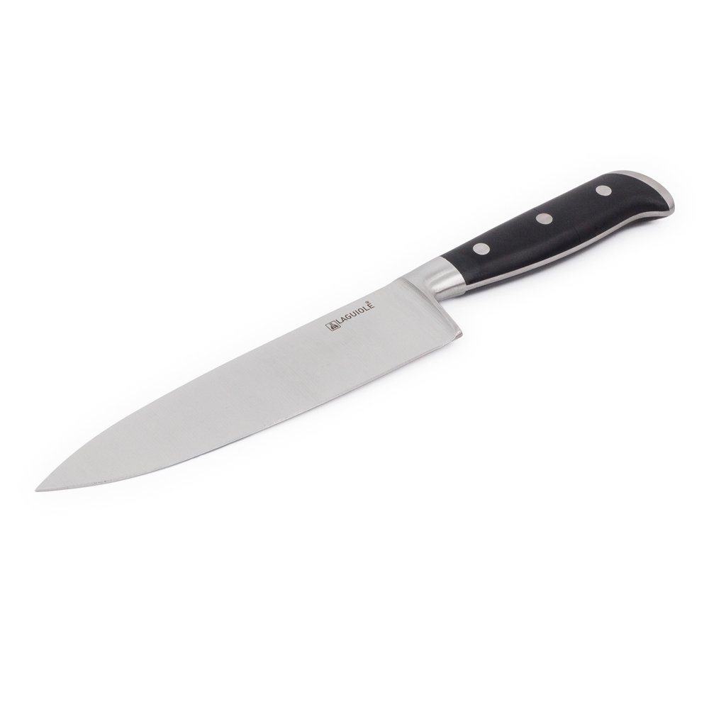 Laguiole Black Chef’s Knife 27cm Steel Blade Modern Kitchen Knife