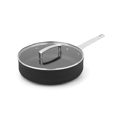 Fauchon Non-Stick Aluminum Sauté Pan 24x7cm with Glass Lid