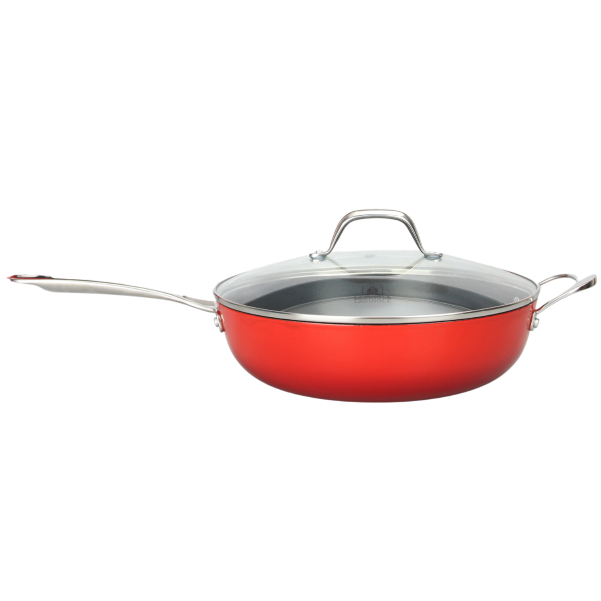 Laguiole Red AirIron Cast Iron Sauté Pan 32x8.2cm
